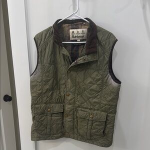 Barbour Olive Quilted Vest